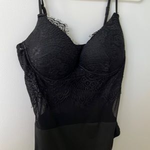 Bodysuit, black, M-L